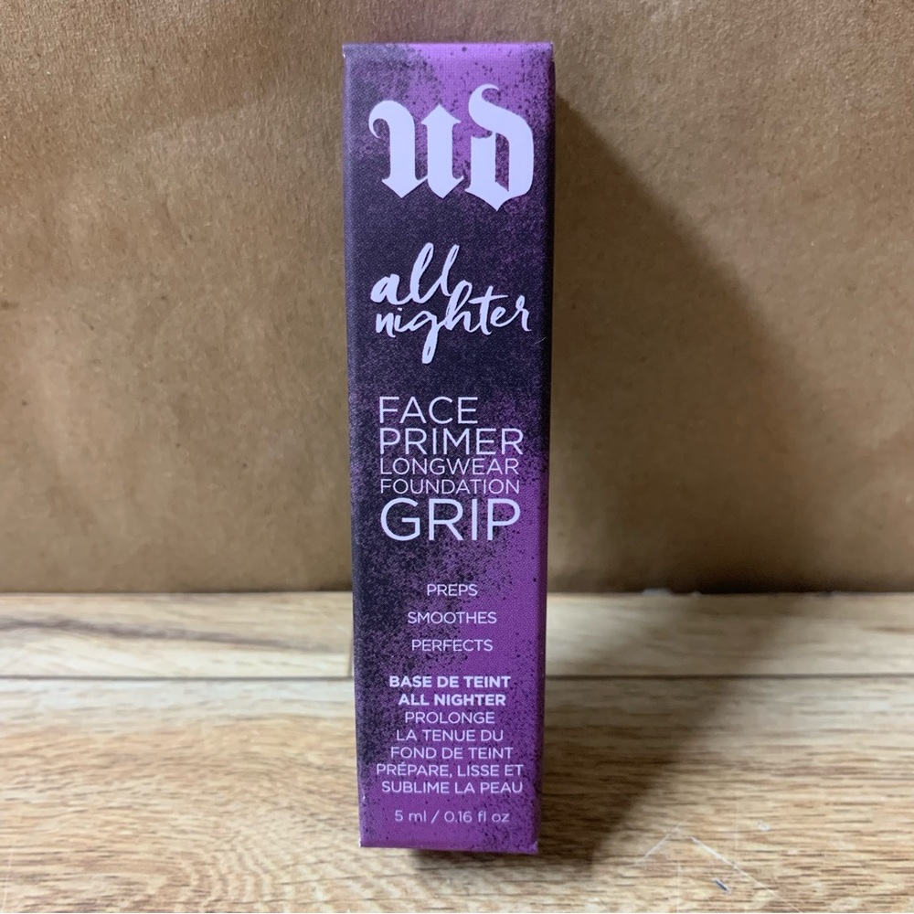 New Urban Decay All Nighter Face Primer Travel Mini 5ml Longwear Foundation Grip